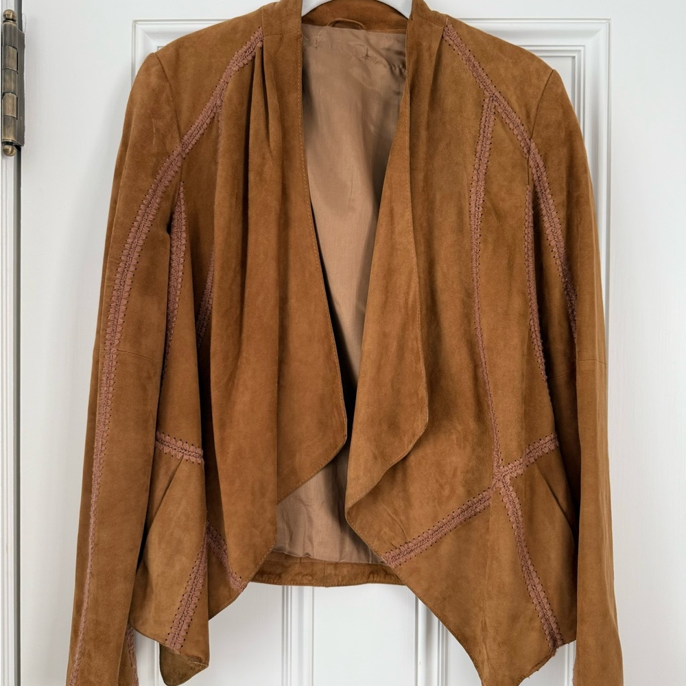 Vince Brown Suede Blazer